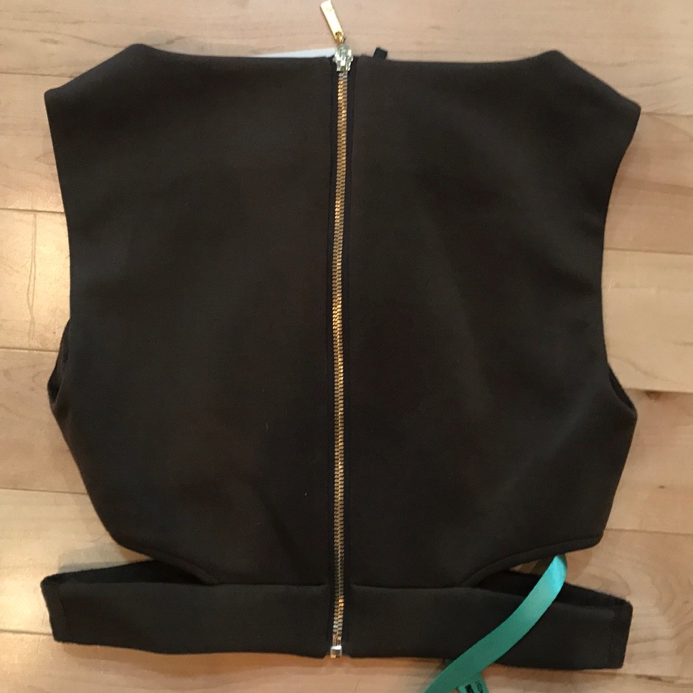 Mistress Rocks suede crop top - Picture 2 of 4